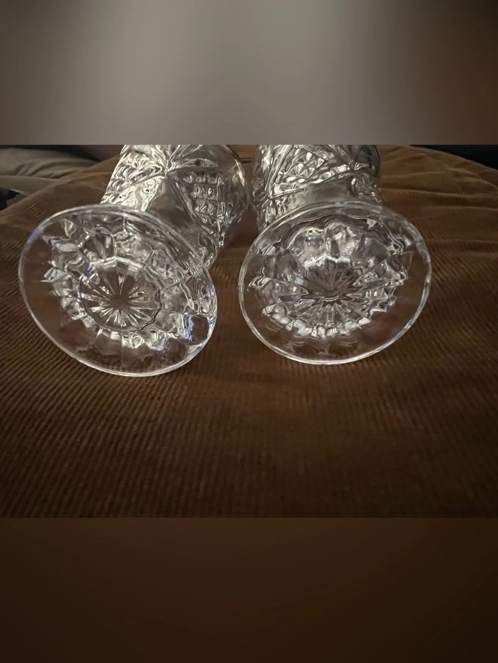 Godinger Dublin 6” Salt and Pepper Shaker Set Clear